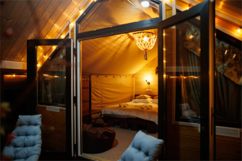 Эко-домик с панорамным окном и террасой 2+1 — фото 20