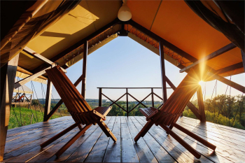 Сафари-тент с террасой 2+1 — фото 17