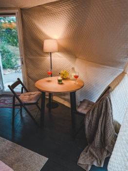 Геокупол с видом на озеро — фото 5