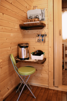 Арочный домик на краю леса без душа — фото 7