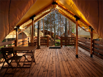 Сафари-тент  с видом на лес — фото 4