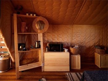 Сафари-тент  с видом на лес — фото 7