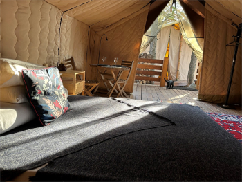 Комфортный сафари - тент с видом на лес (24 м.кв) — фото 9