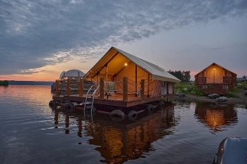 Сафари-тент  на воде (16 м.кв) — фото 1