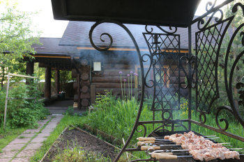 Дом шале с баней — фото 1