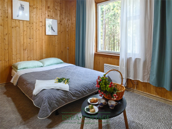 Кантри с закрытой верандой и камином — фото 3