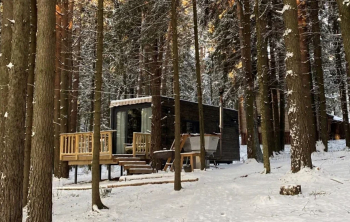 Двухкомнатный дом с горячей купелью — фото 1