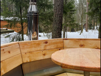 Семейный коттедж с горячей купелью и камином — фото 10