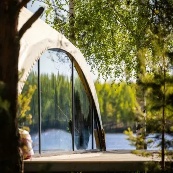 Геокупол с видом на Волгу — фото 1