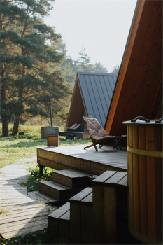 А-Фрейм с купелью фурако — фото 1