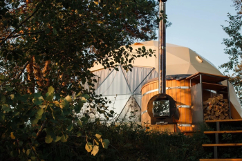 Геокупол с видом на Волгу с купелью — фото 1