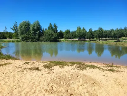 А Фрейм с видом на озеро — фото