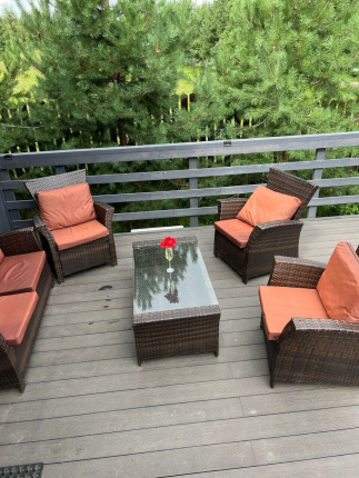 А Фрейм с видом на озеро — фото