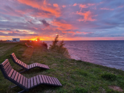 Шезлонги на общей территории — фото 1