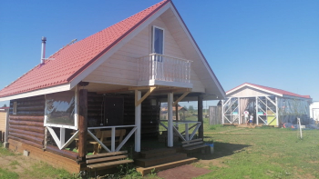 Дом двухэтажный с баней — фото 1