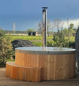 Бунгало  №12 с баней бочкой и купелью — фото 12