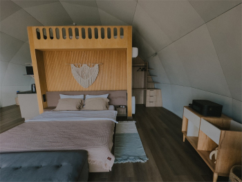 Геокупол Люкс на первой линии с купелью — фото 11