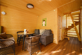 Панорамный эко-дом с горячей купелью — фото 5