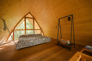 Панорамный эко-дом с горячей купелью — фото 10