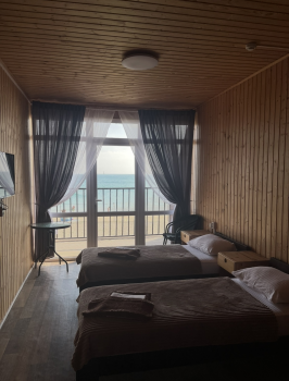 Двухместный номер с двумя односпальными кроватями 1 этаж — фото 1