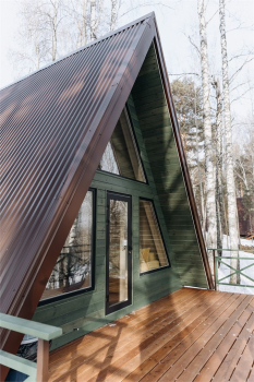 Домик A-Frame - Зеленый — фото 9