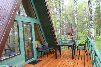 Домик A-Frame - Зеленый — фото 10