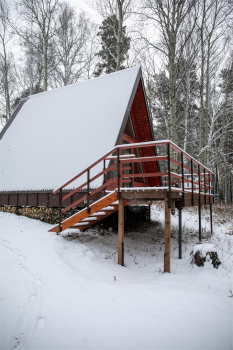 Домик A-Frame - Красный — фото 16