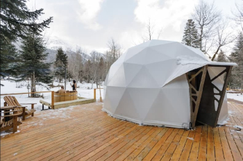 Дом - купол VIP с горячей купелью — фото 1