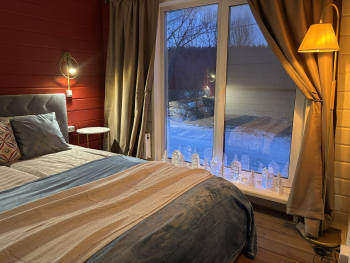 домик 1 с ванной у панорамного окна — фото 6