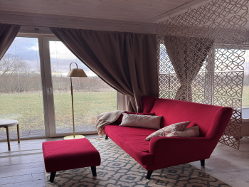 домик 1 с ванной у панорамного окна — фото 12