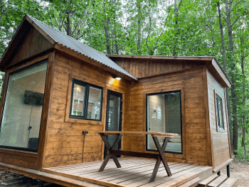 Дом с панорамными окнами — фото 1