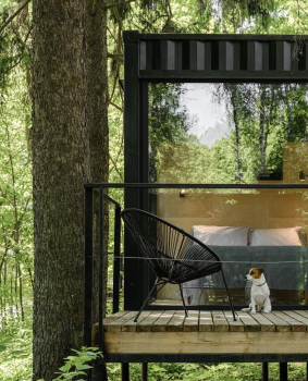 Модульный дом с одной двуспальной кроватью — фото 1