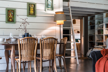 Дом для уединения с камином около леса (Дом5) — фото 4