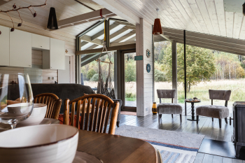 Дом для уединения с камином около леса (Дом5) — фото 3