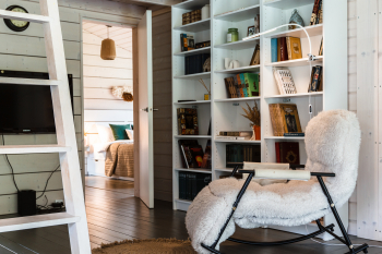 Дом для уединения с камином около леса (Дом5) — фото 12