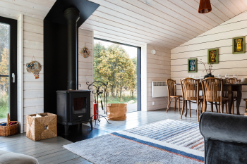 Дом для уединения с камином около леса (Дом5) — фото 13