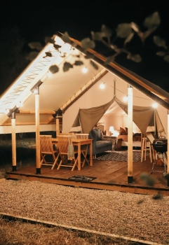 Большой шатер с террасой — фото 1