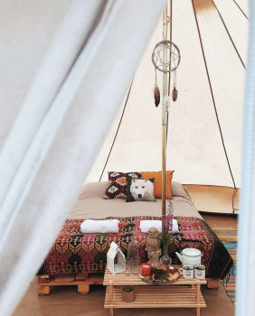 Шатер в лесу — фото 2