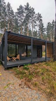 Большой зеркальный куб с отдельной спальней №0 — фото 1