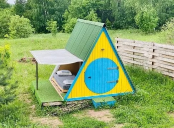Домик с распашной крышей — фото 1