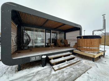 Лодж Panorama River с купелью — фото 2