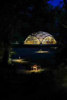 Малый Хитте с террасой и панорамным окном | красивый вид на зеленую территорию — фото 13