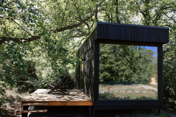 Малый Хитте с террасой и панорамным окном | красивый вид на зеленую территорию — фото 7