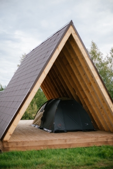 ПОДИУМ-ШАЛАШ С ПАЛАТКОЙ — фото 3