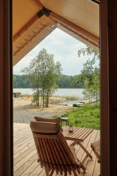 Сафари-тент на первой линии озера — фото 2