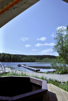 Сафари-тент с горячим чаном на террасе(вид на озеро) — фото 8
