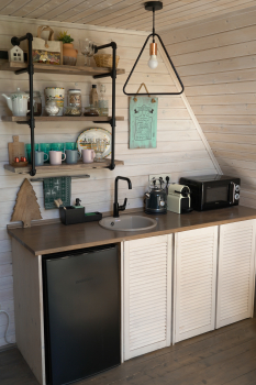 Дом (желтый) с панорамным видом на лес — фото 13