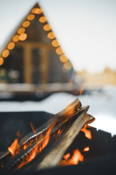 Дом (желтый) с панорамным видом на лес — фото 25