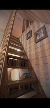 Дом (зелёный) с панорамным видом на лес — фото 14