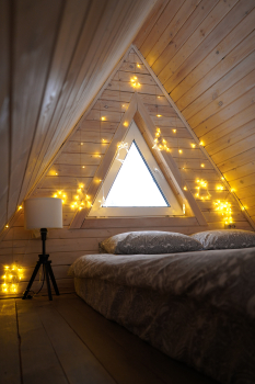 Дом (желтый) с панорамным видом на лес — фото 6